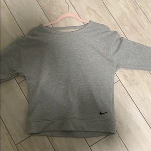 Backless Nike sweatshirt
